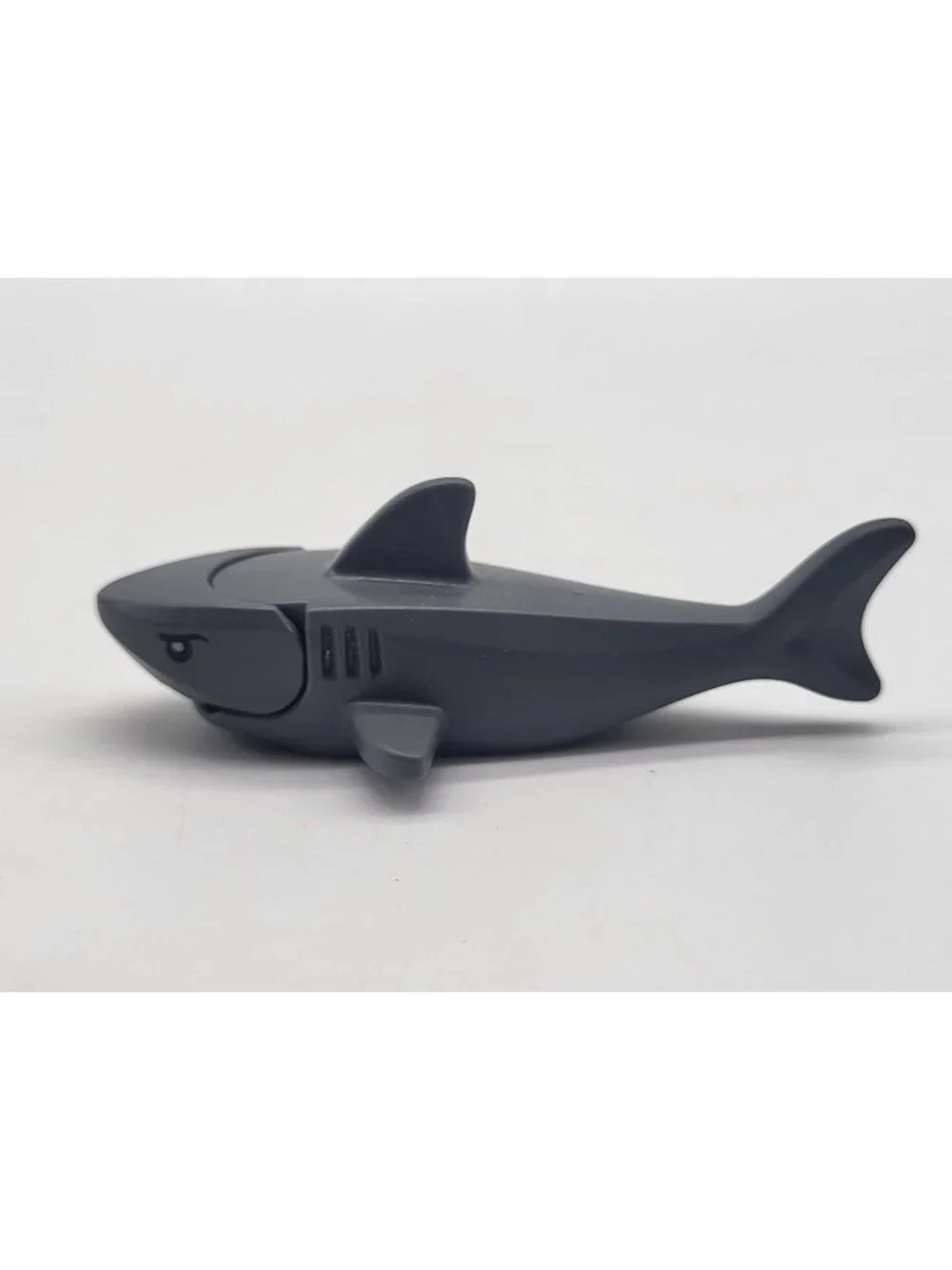 Lego Shark Rounded Nose Debossed Gills Figure 14518c04pb01
